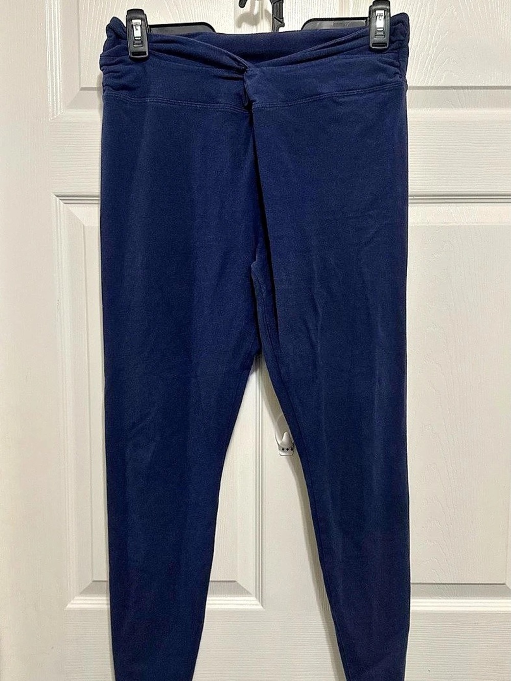 PINK Blue Leggings Size XL Like New
